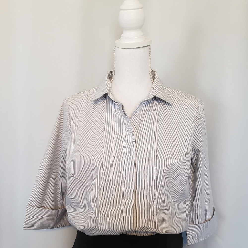 Worthington Petite Button-down Top - Size PL